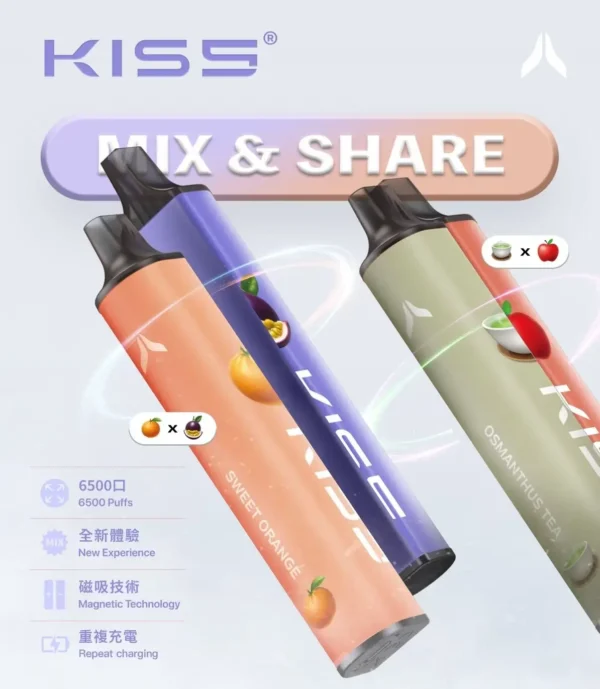 16e7e587ed14c7fa690349074e7c8bf6.webp KIS5 鎧斯 6500|體驗專利雙芯的細膩煙霧與擊喉層次|智慧雙效線圈持久穩定輸出