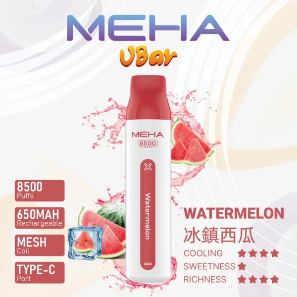 7784141f32d122351762af7166b7f5fa.webp MEHA VBar 魅嗨小白條8500|體現溫潤擊喉體驗|高導熱網芯霧化技術