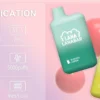 LANA 5000 Puffs 拋棄式電子煙｜精密Mesh網芯結構｜高階導流技術展現清晰風味層次與細膩雲霧感