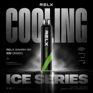 RELX Smash Go 12000 口拋棄式電子煙｜獨家防乾燒技術｜優化空氣力學配置展現均衡流暢之鮮明擊喉層次體驗