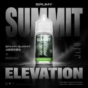 ChatGPT-Image-2026年6月18日-下午11_22_23.webp SPUMY Summit 巔峰薄荷煙油|冰萃調和基底|昇華植物原生涼感與清澈穿透力展現多維度層次感
