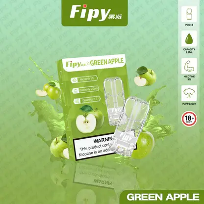 【買3贈主機】Fipy 果派一代通用煙彈｜高純度冷凝回收結構｜穩定傳輸原始風味呈現純淨空氣感體驗