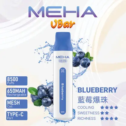 MEHA-8500口-VBar小白條-3.webp MEHA VBar 魅嗨小白條8500|體現溫潤擊喉體驗|高導熱網芯霧化技術