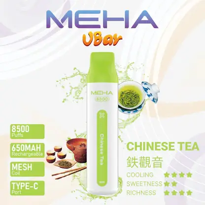 MEHA-8500口-VBar小白條-4.webp MEHA VBar 魅嗨小白條8500|體現溫潤擊喉體驗|高導熱網芯霧化技術