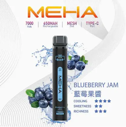 MEHA-XBAR-拋棄式-7000口小黑條-15.webp MEHA XBAR 魅嗨小黑條 7000|勾勒立體霧化質感|高容錯氣流穩定機制