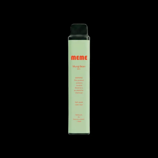 MEME-mung-bean.webp MEME 韓國熱銷 7000 口拋棄式電子煙|智慧溫控氣流配置|恆定輸出風味輪廓呈現綿延流暢之輕盈霧感體驗